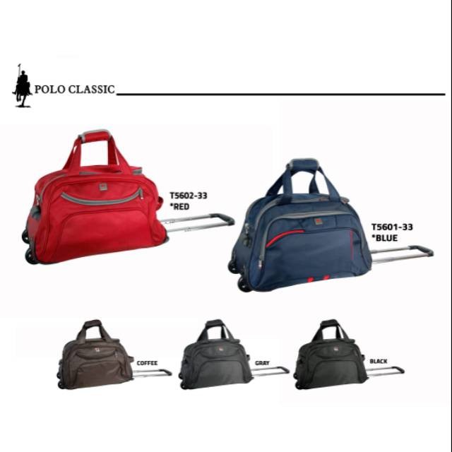 Tas Roda Troli Pakaian Polo Classic