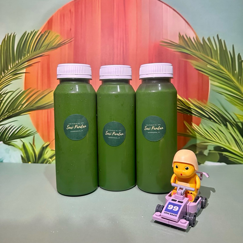 

(3Botol) Sari Pandan Endapan Murni 100%