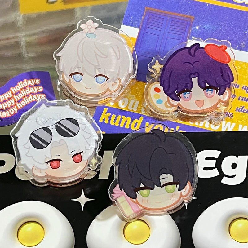 LOVE AND DEEPSPACE Klip Kertas Penjepit Dokumen Ganda Fungsi Zayne