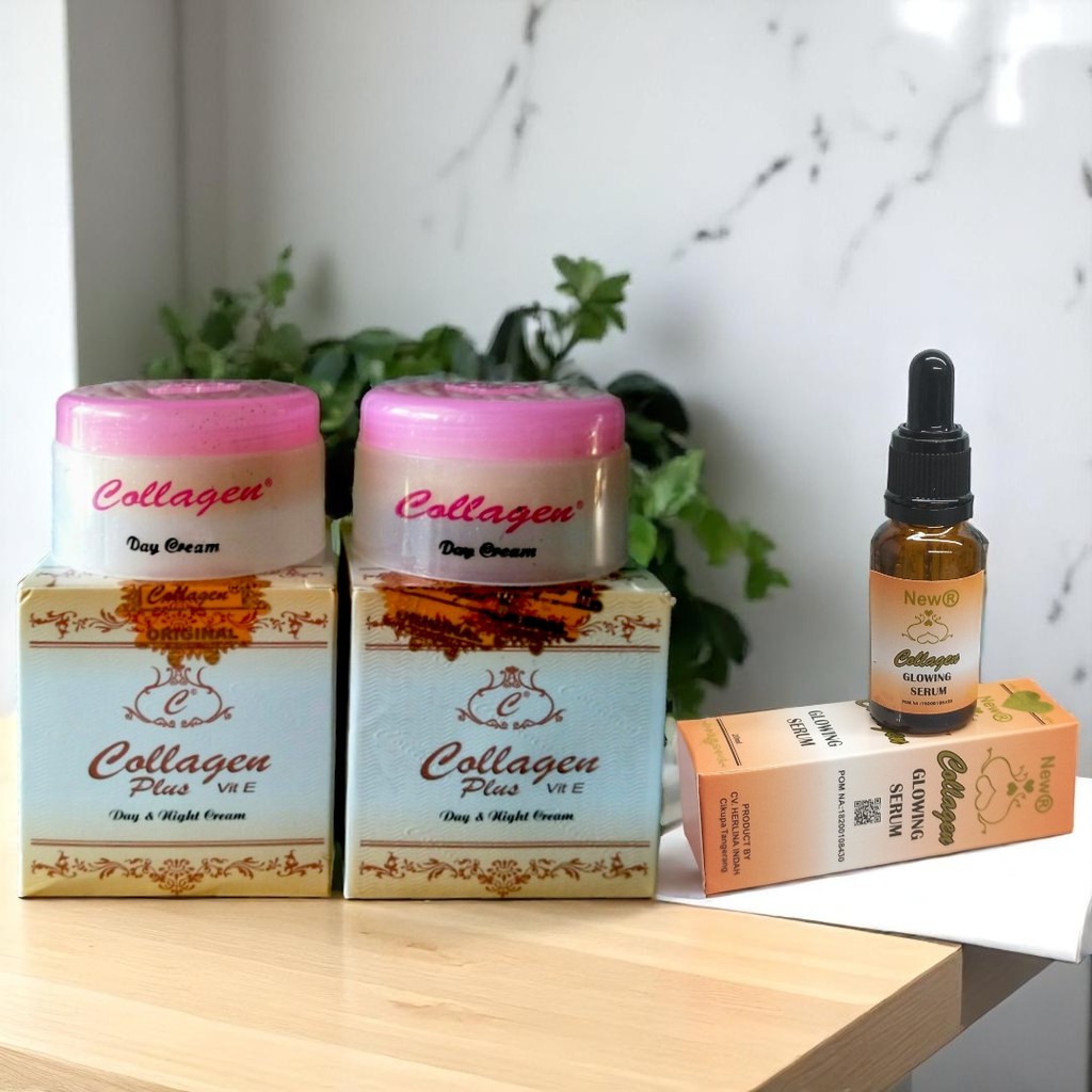 SERUM COLLAGEN 20ML BPOM + CREAM COLLAGEN