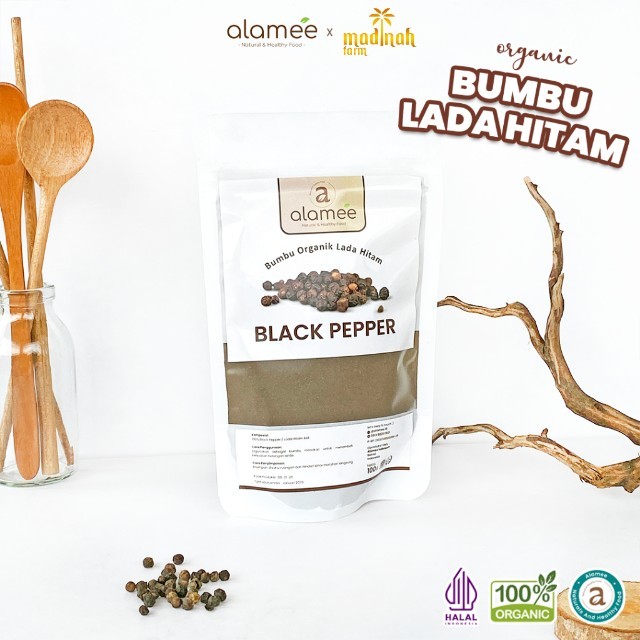 

ALAMEE Blackpepper Powder Lada Hitam Bubuk Black Pepper Bumbu Dapur Instan madinah
