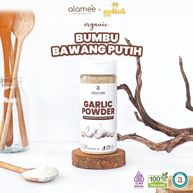 

Bawang Putih Bubuk Garlic Seasoning Powder Bumbu Masak Dapur Organik Rempah Rimpang Murni Asli 75g madinah