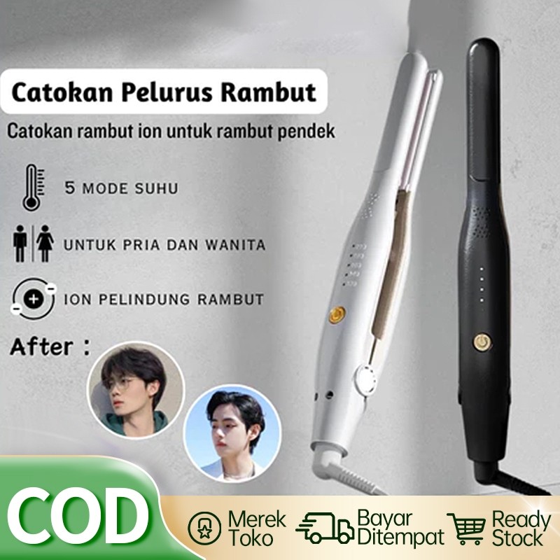 Catok Rambut Catok Rambut Salon Paling Bagus Ori Lurus Dan Keriting Catokan Ion Catokan Rambut  2in1
