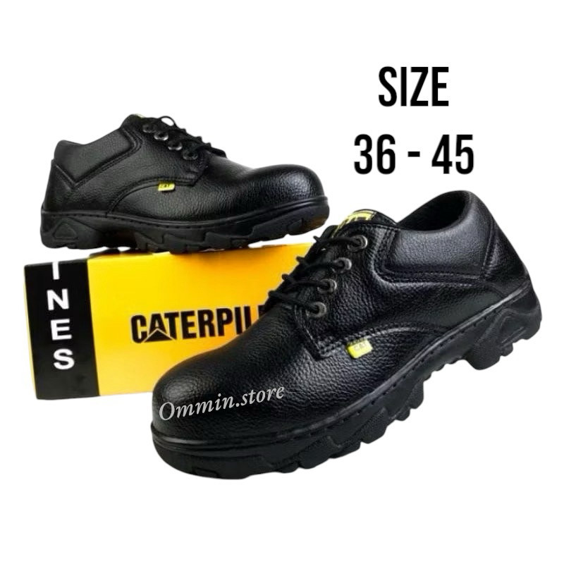 WELSERRSHOP  Sepatu Caterpillar Ujung Besi / Sepatu Proyek / Sepatu Kerja Outdoor / Sepatu Safety Pr