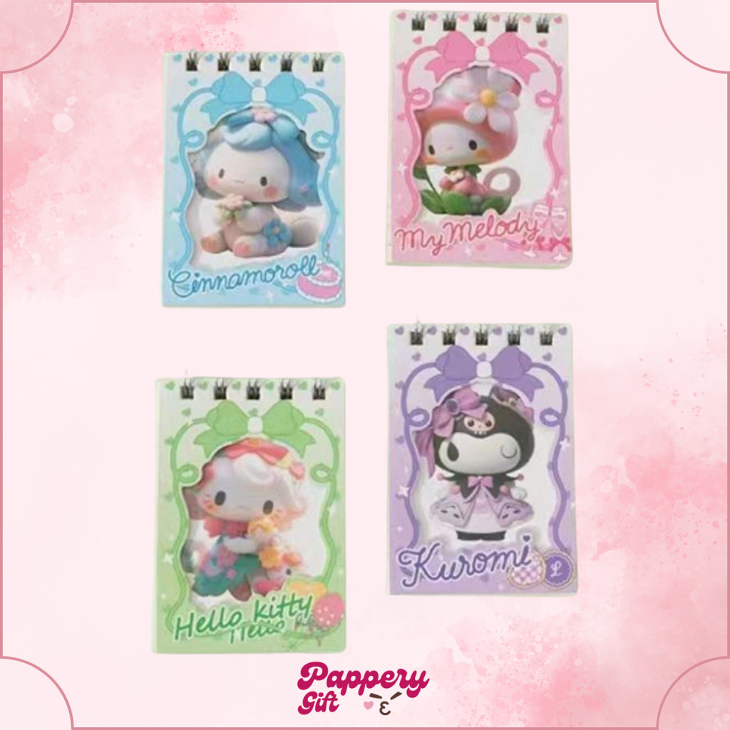 

Notebok A7 scrapbook mini buku kecil catatan notes kecil Double Cover Ultraman Sanrio - SE0612