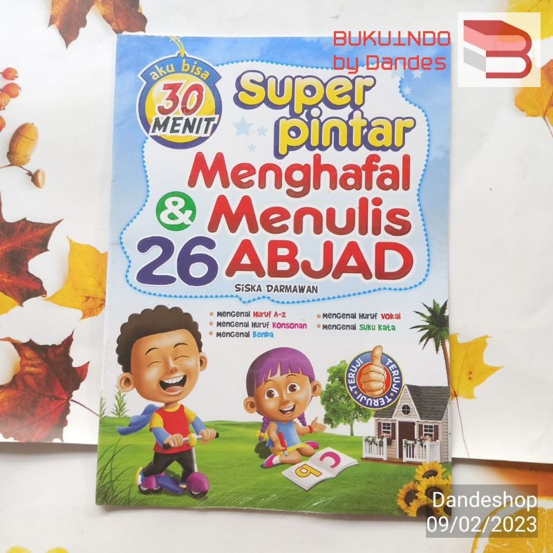 Super Pintar Menghafal dan Menulis 26 Abjad - BUKU ANAK