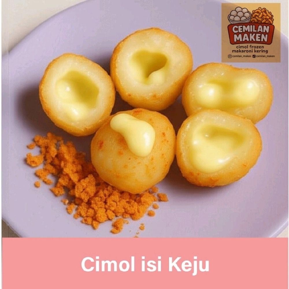 

Cimol isi Keju Lumer Mozarella Frozen Cemilan Maken