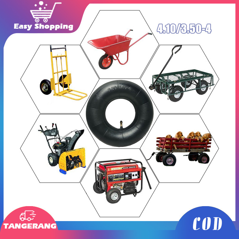 Ban Dalam Ring 10 Inch Ban Dalam 4.10/3.50-4 Untuk Kereta Sorong Dan Mobilan Aki