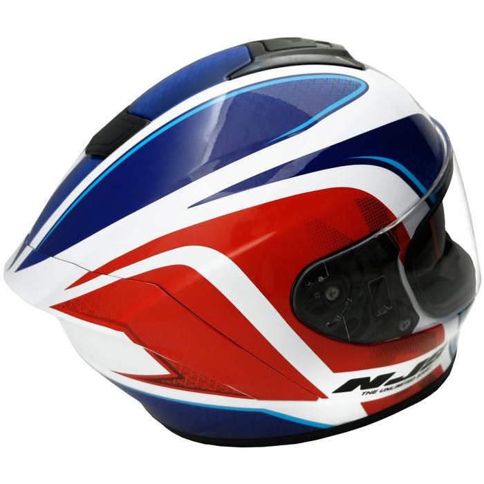Mumpung Murah NJS ZX-1 TRICOLOR - Helm Full Face | ZX Motif | Tricolor | NJS Motif | NJS fullface | 
