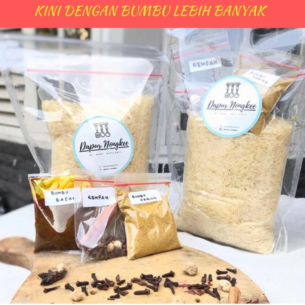 

Paket Beras Basmati 1kg dan Bumbu Nasi Kebuli