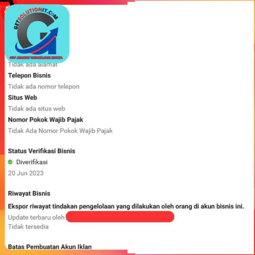 akun fb reinstated v1 + 1 akun bm verif + 1 akun iklan