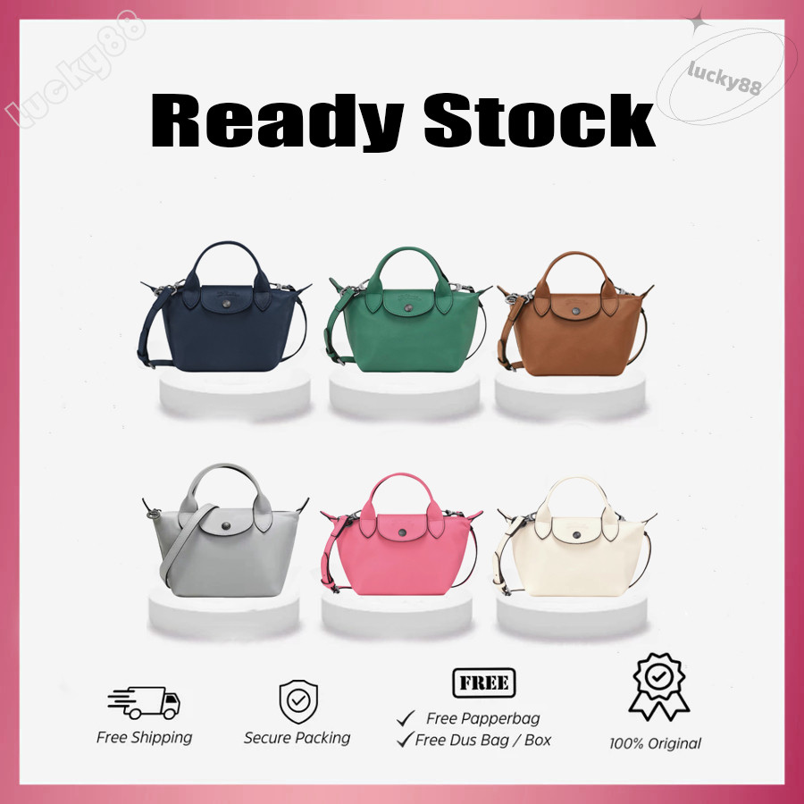 [READY INDONESlA] Mini Lambskin Shoulder Bag Messenger Bag Handbag LongCham p Gratis ongkoskirimbaru