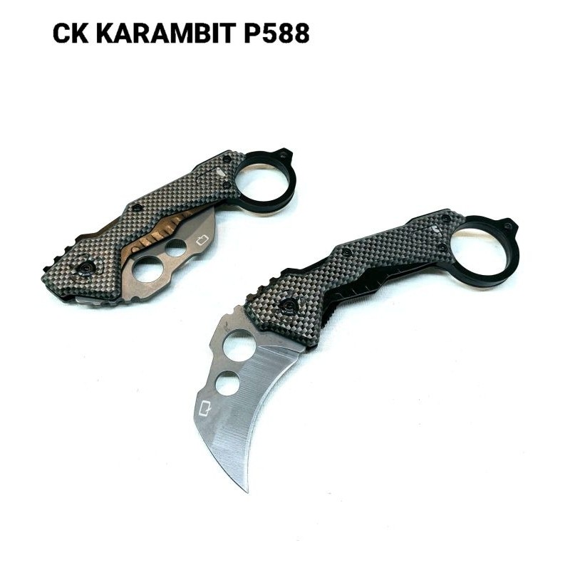 Pisau karambit P588, karambit survival kit pisau lipat