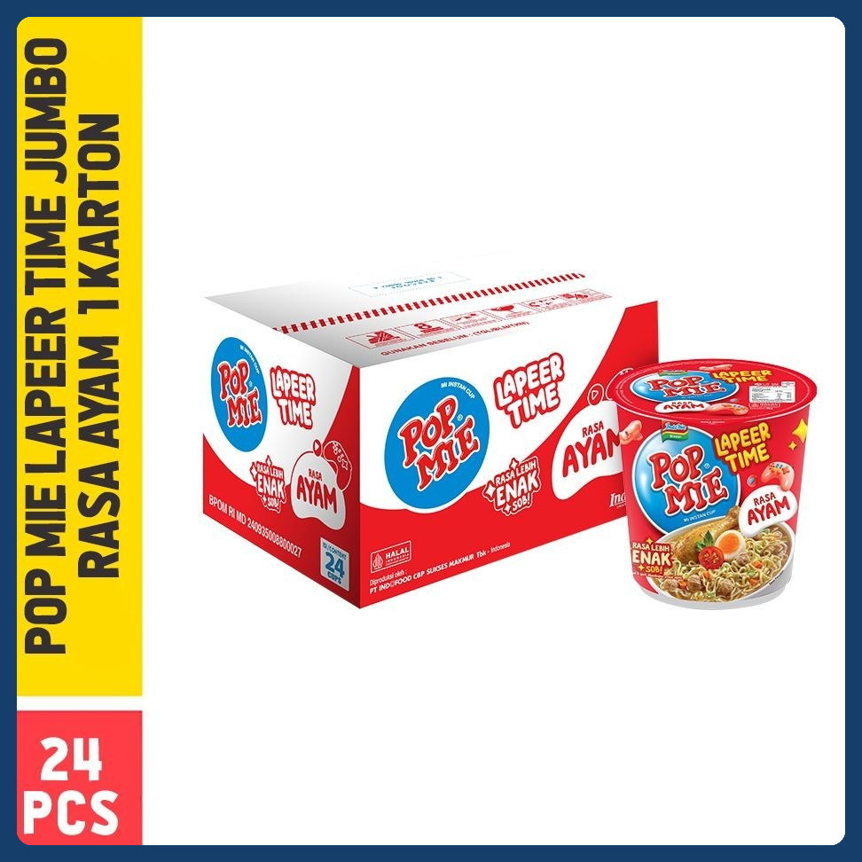 

CTN - Pop Mie Ayam Lapeer Time 75 Gr