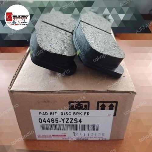 Brake Pad/Kampas Rem Depan Agya Manual / Mirage 04465-YZZS4