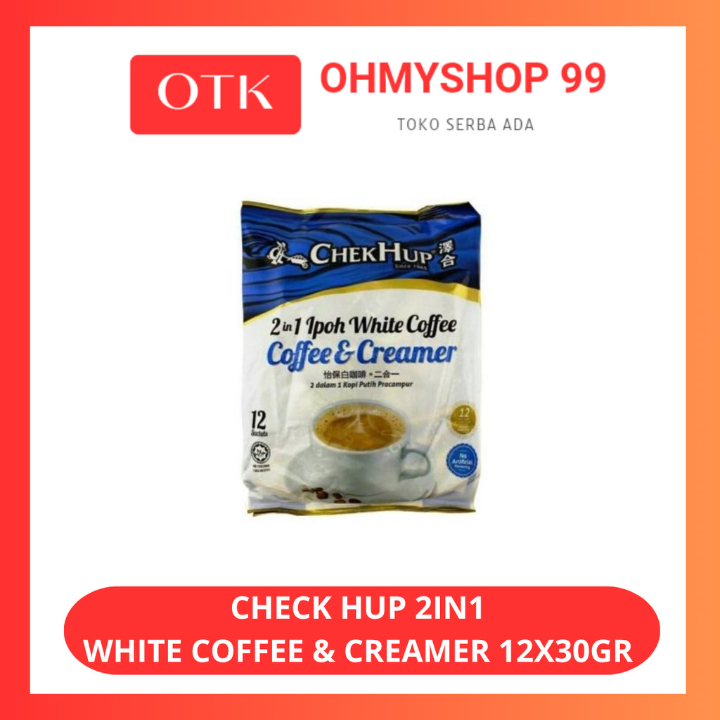 

Chek Hup 2in1 Ipoh White Coffee & Creamer Kopi 12x30gr