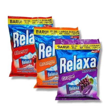 

Permen Relaxa Bag / Permen Relaxa Wangi /All varian Rasa