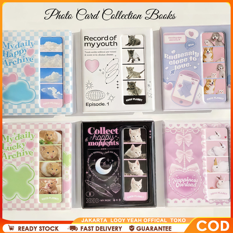 

Album Collect Book Korea / Photo Card Collection Books / Loose-leaf Collect Book / Photo Cards Album Book Friends Gift Stationery / Buku Penyimpanan Film Bintang