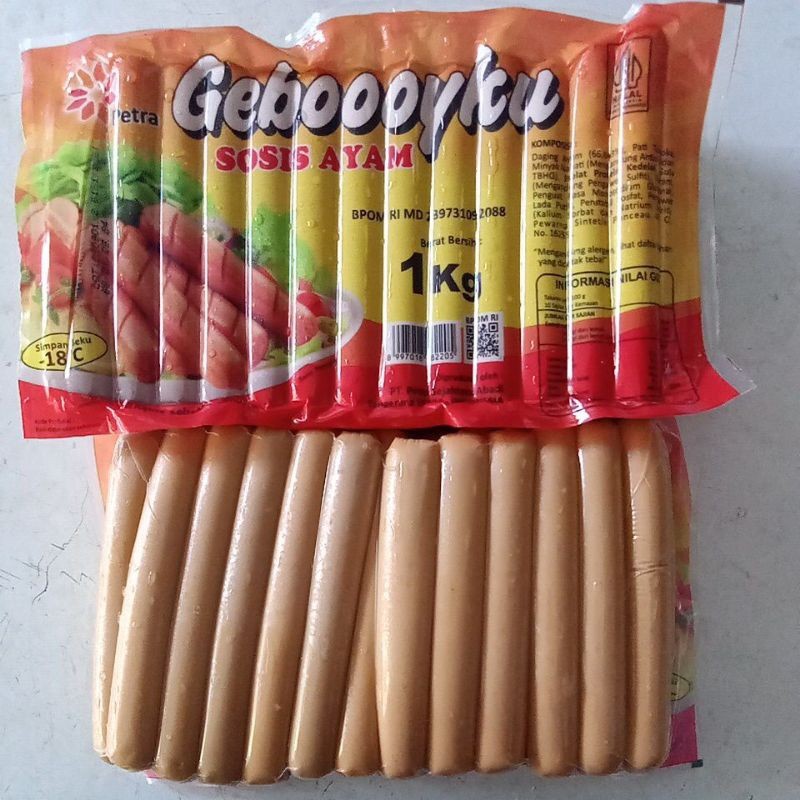 

Geboooyku Sosis Ayam Coklat 1kg
