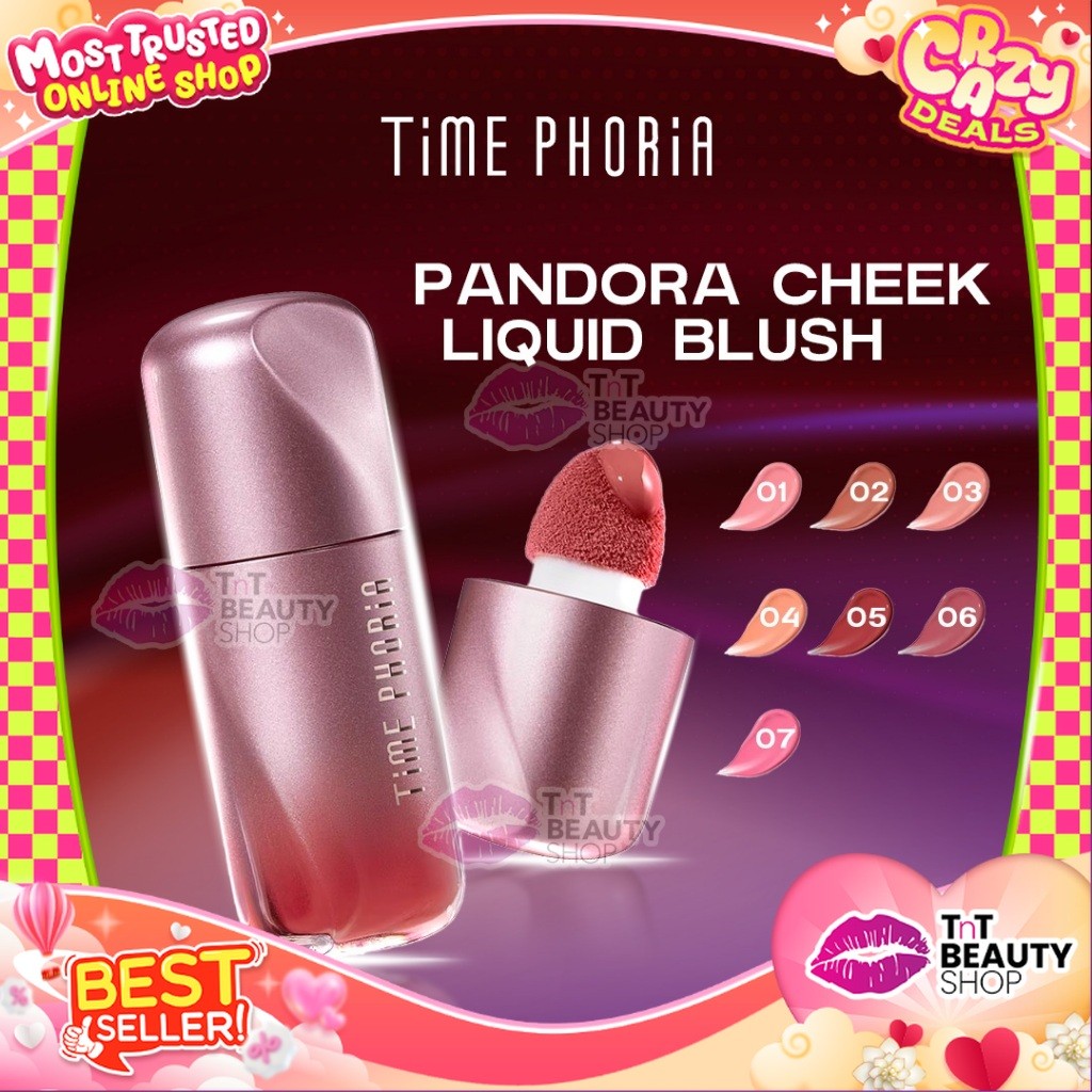 TIMEPHORIA Pandora Cheek Liquid Blush 5G Stick Cream Blush Liquid Blush Time Phoria TnT Beauty Shop