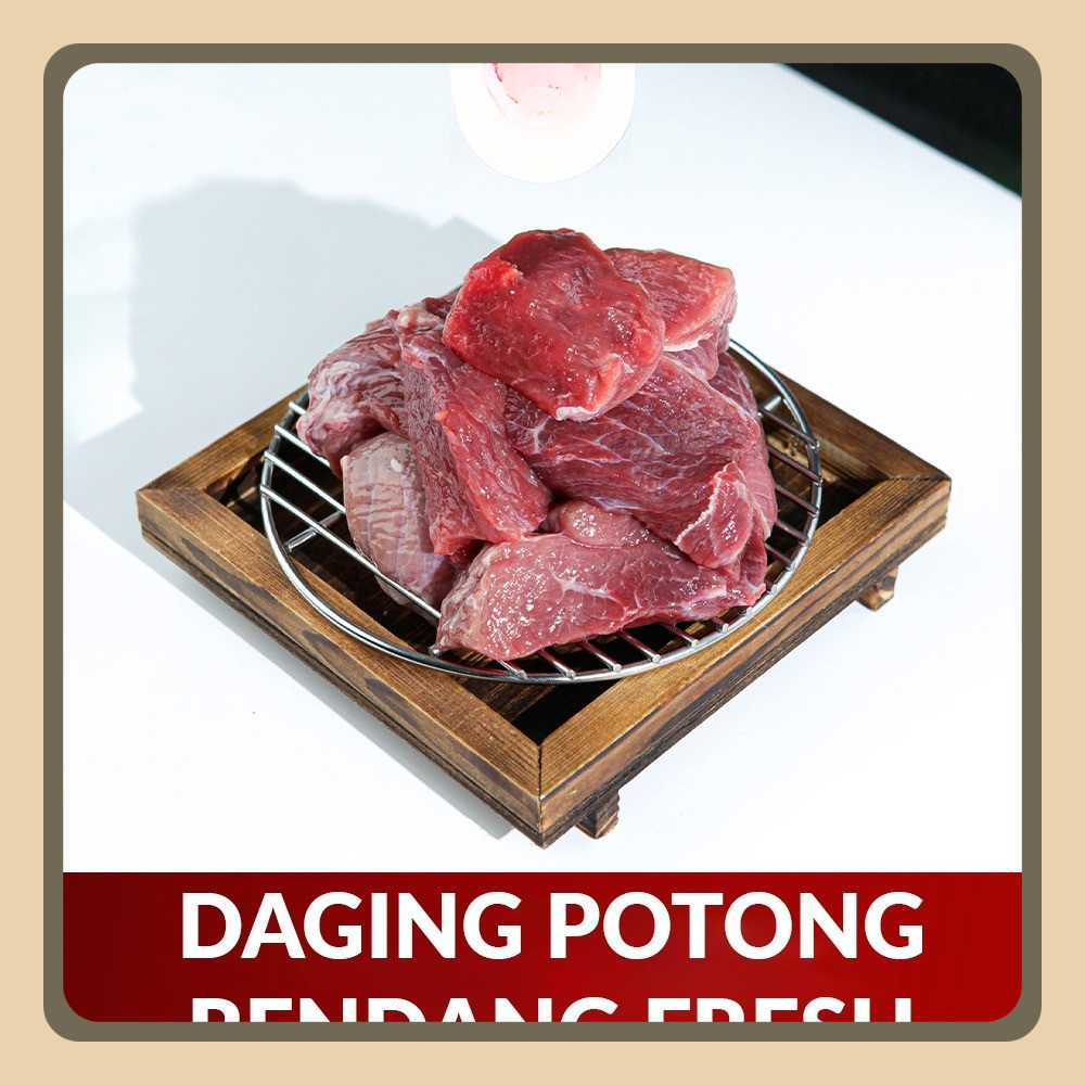 

Daging Rendang SEGAR Potong | Beef Rendang Cutting FRESH / 1 Kg