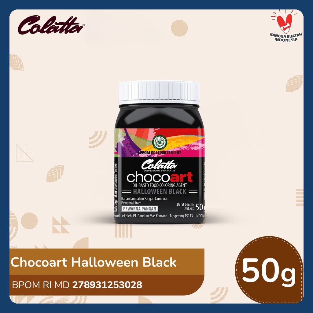

Colatta Chocoart Halloween Black - Pewarna Makanan 50g