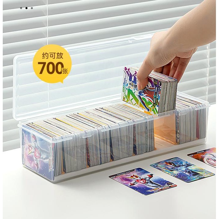 Novice TCG Card Storage Box Kotak Kartu 700+ Pokemon MTG Yugioh