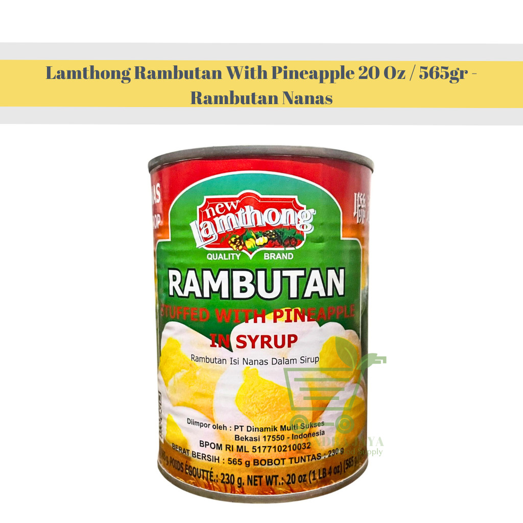 

Lamthong Rambutan With Pineapple 20 Oz / 565gr - Rambutan Nanas