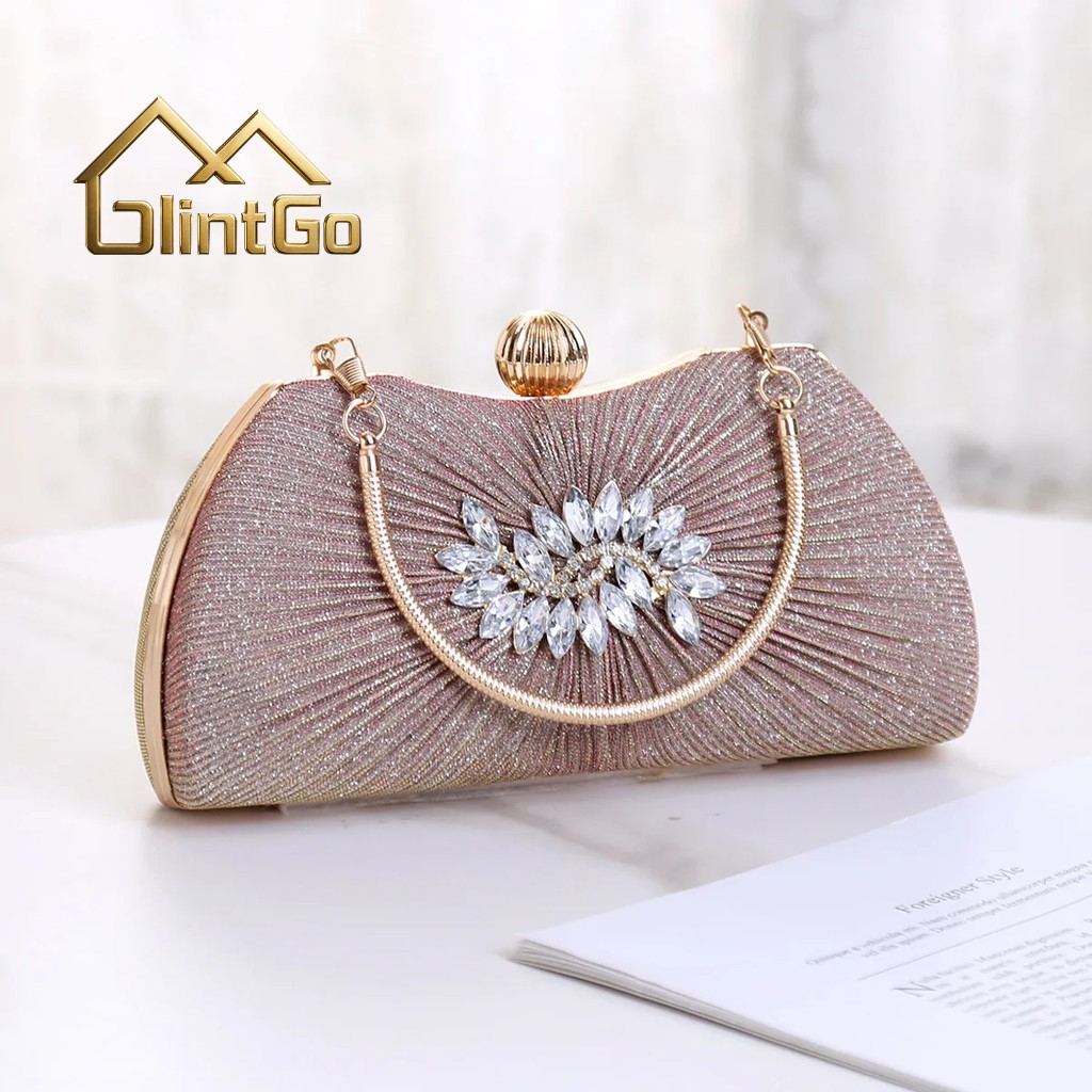 Tas Pesta Wanita Import Terbaru 2025 Tas Kondangan Wanita Elegan Mewah Clutch Wanita Hand Bag Wanita