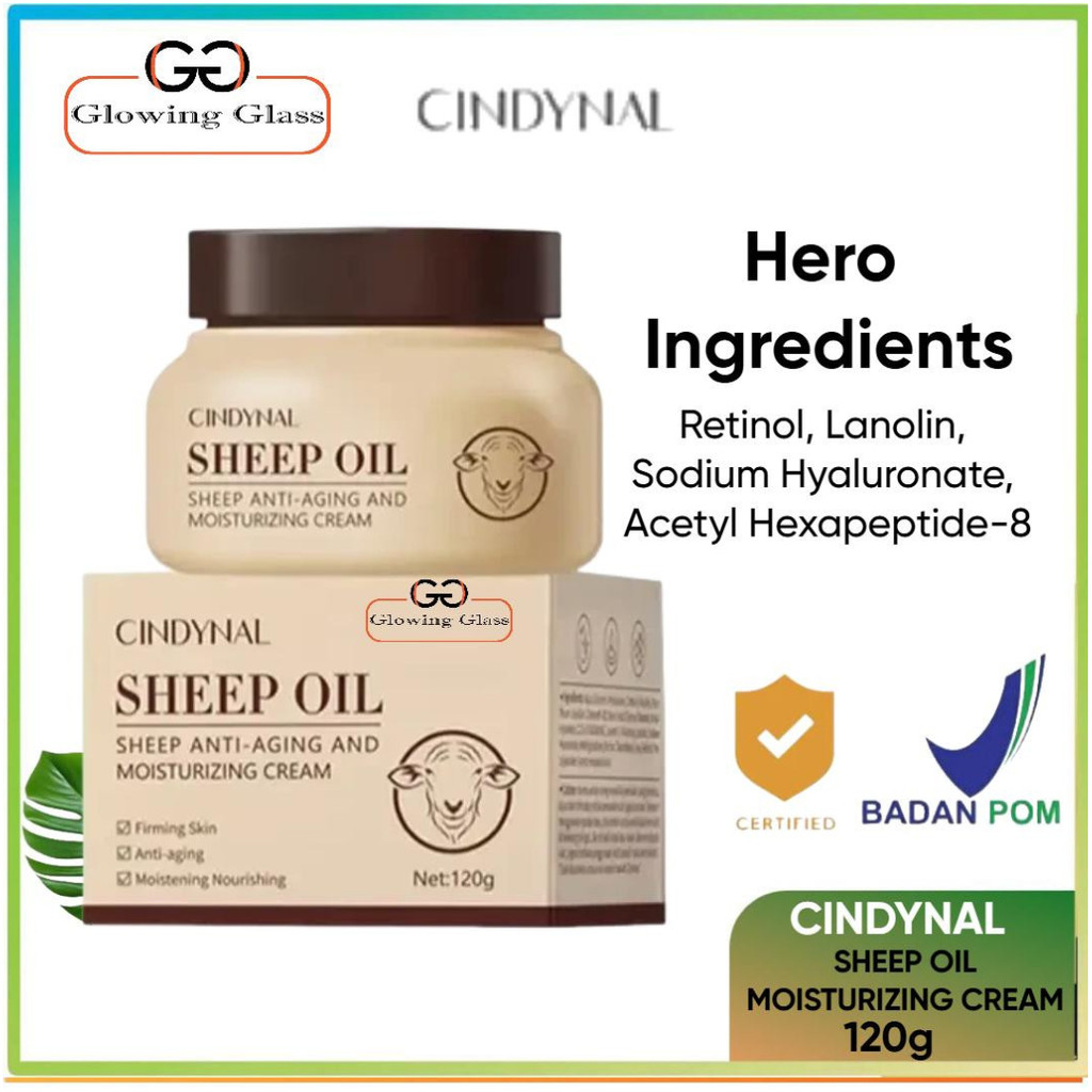 CINDYNAL- 120gr Sheep Oil Anti Aging and Moisturizing Cream