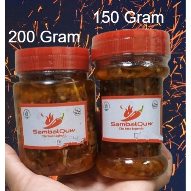 

TermurahSambal Cumi Kemasan Botol 150 Gram / 200 Gramnew