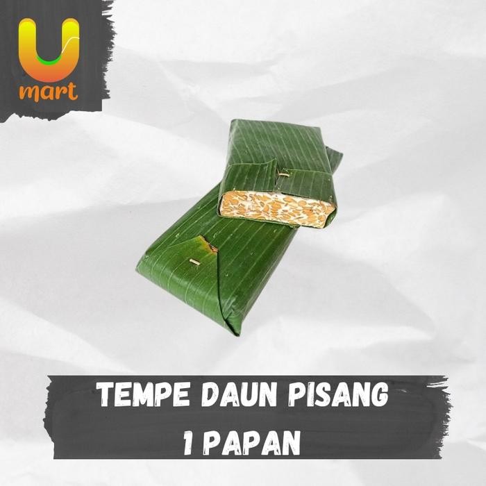 

Tempe Daun Pisang 1 Papan