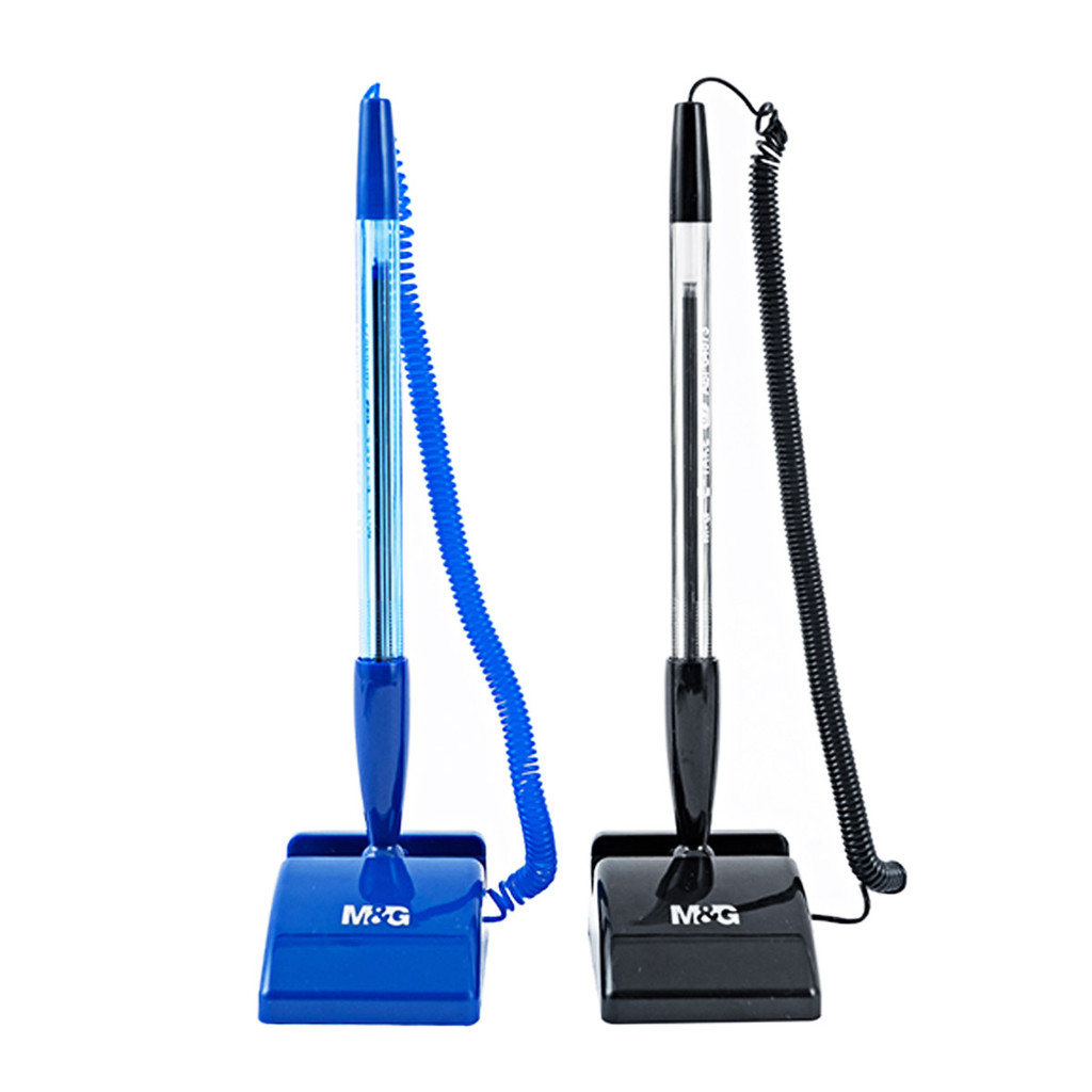 

Pena Meja 0.7mm M&G ABP64873 Balpoin Ballpoint Stand Pen E-Take Simple Ballpoint
