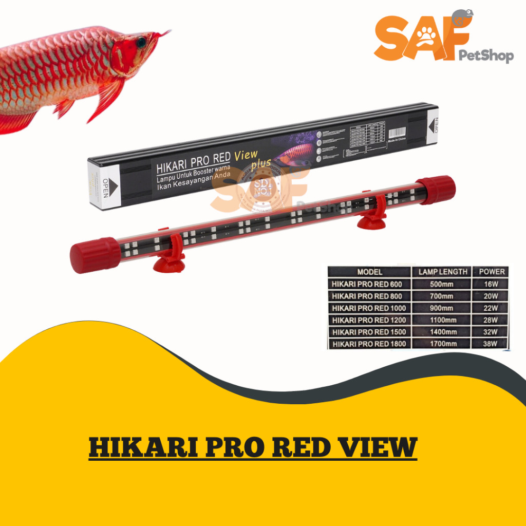 HIKARI Pro Red View Plus Lampu LED Aquarium CO