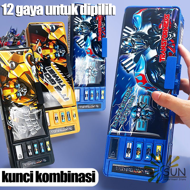 

Tombol Multifungsi Tempat Pensil Dua Sisi Tahan Air Dengan Rautan Pensil Tempat Pensil Berkapasitas BesarTempat Pensil Magnet Sandi Kotak Pensil Anak Kode Sandi Kunci Kombinasi