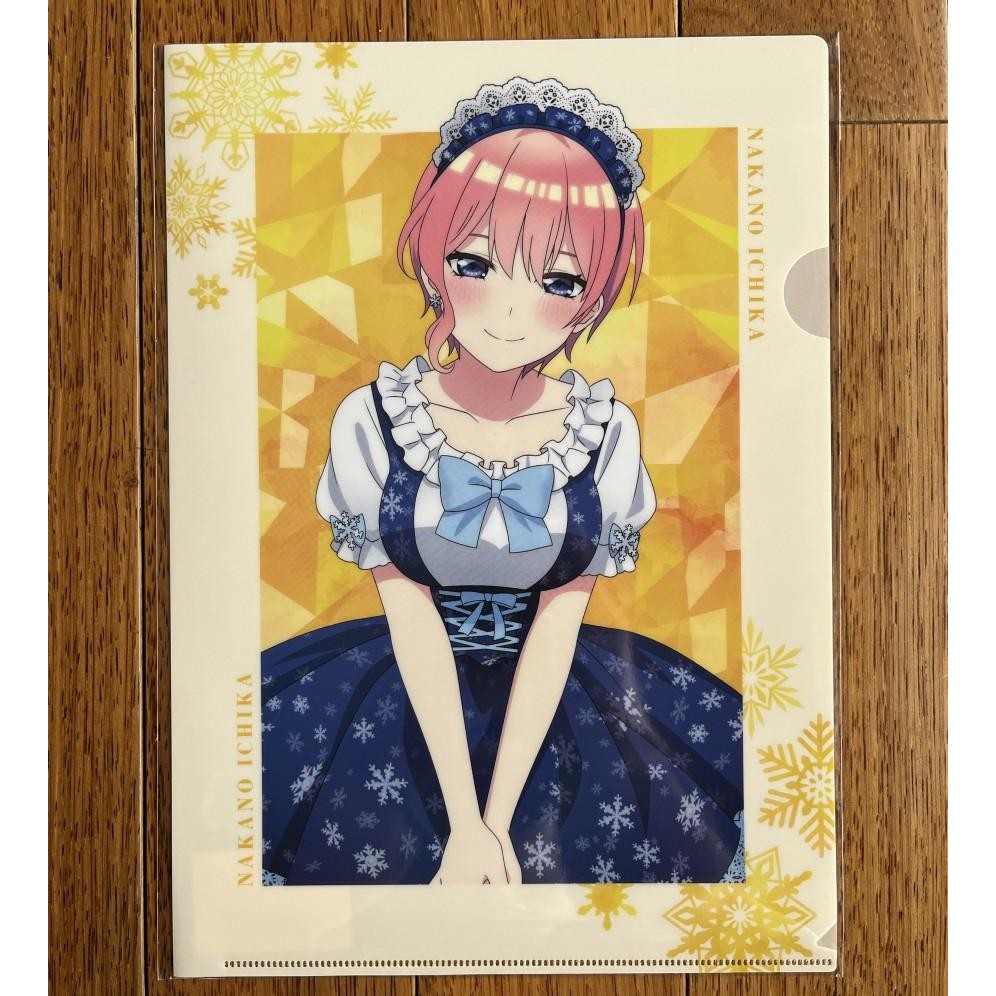 

Gotoubun No Hanayome A4 Clear File Snow Maid Ver. - Ichika Nakano