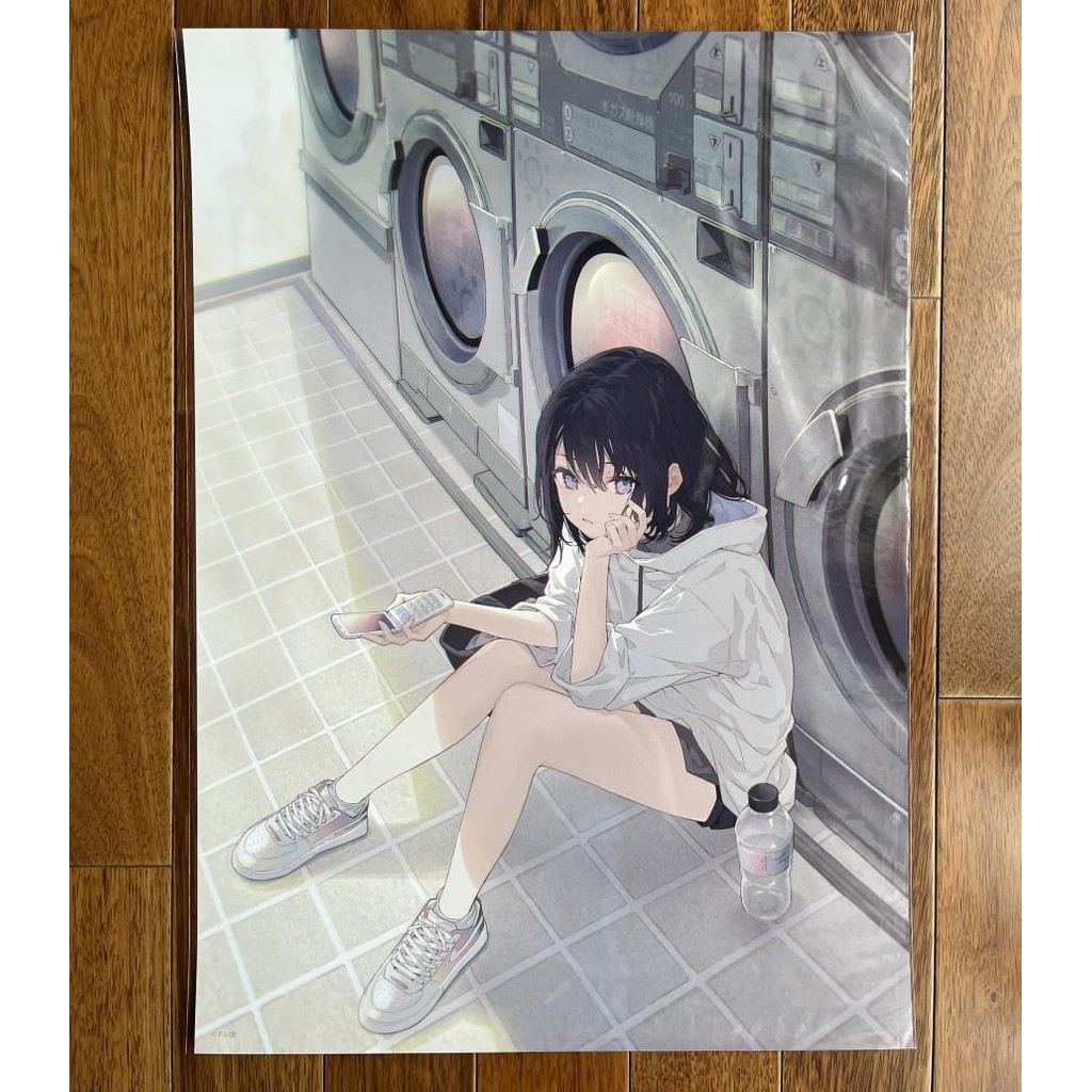 

Atmos x Eshi 100 Illustrator A2 Poster - Reia Aosorayuri24 Art Pixiv