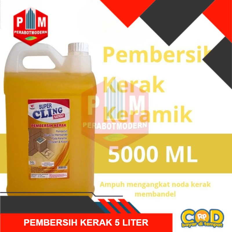 Pembersih Kerak Keramik Kamar Mandi Supercling 5 liter