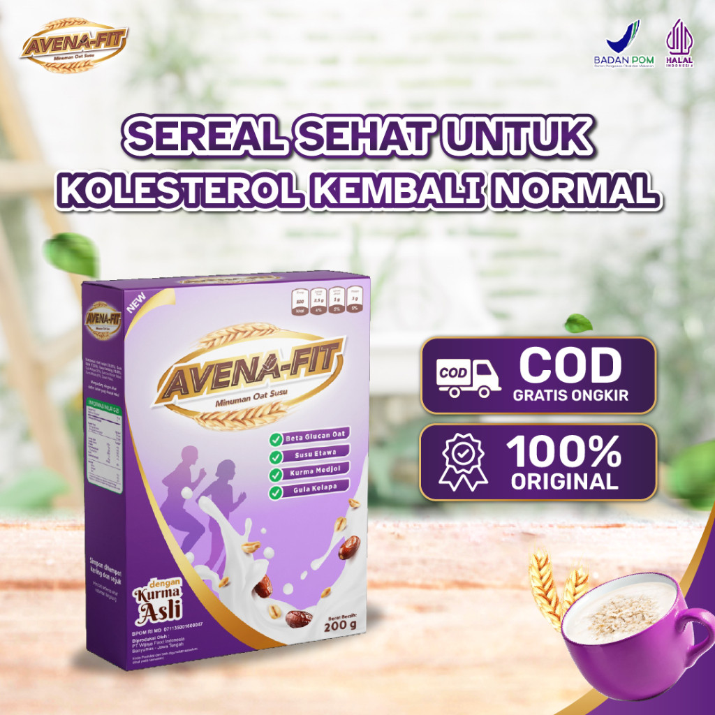

Avena-fit Pilihan Sehat Menu Sarapan Bantu Menurunkan Kolesterol dan Menjaga Kesehatan Jantung Dengan Aman