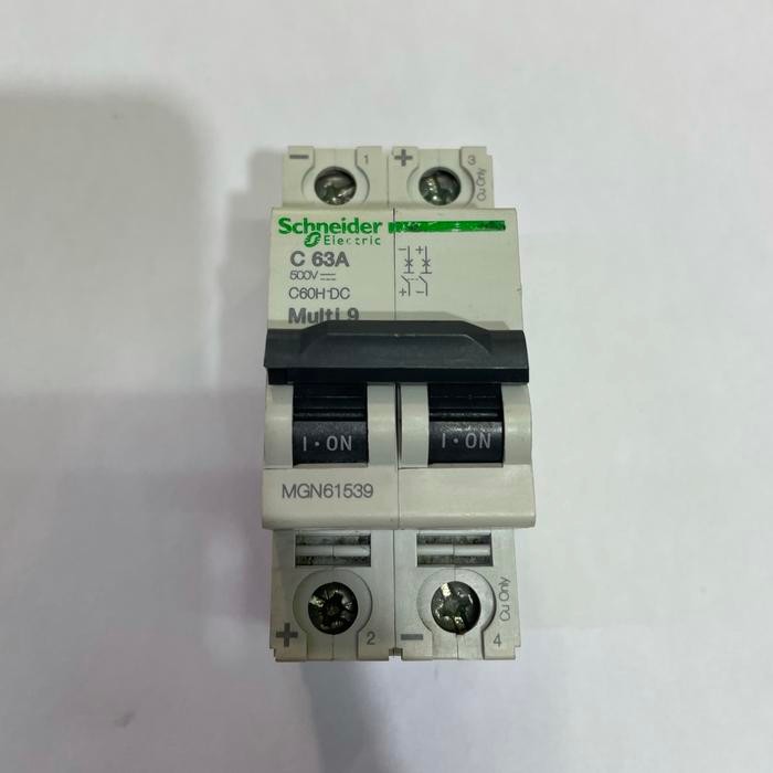 Mcb DC c60H DC 2P 63A Schneider