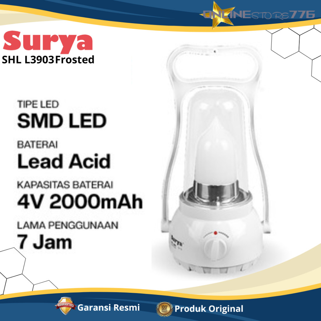 LAMPU Emergency Surya / SHL L3903 / LAMPU Emergency Led / Emergency Lamp / Surya / SHL L3903 / Recha