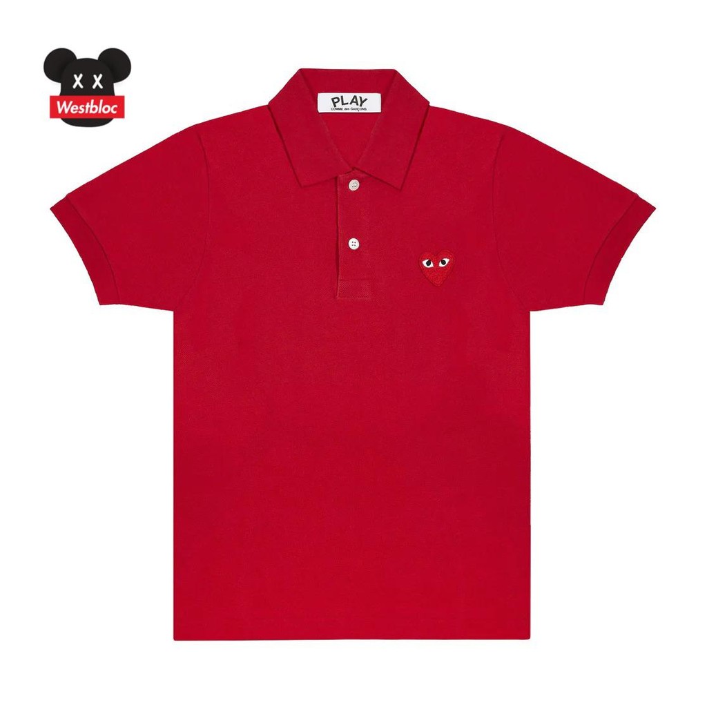 Comme Des Garcons Play Polo Shirt - Thom Browne Kith Jjjjound Wtaps