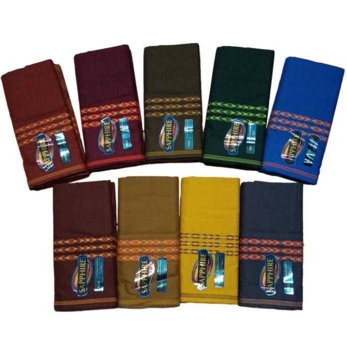 Sarung Tenun Sapphire - PWG, navy