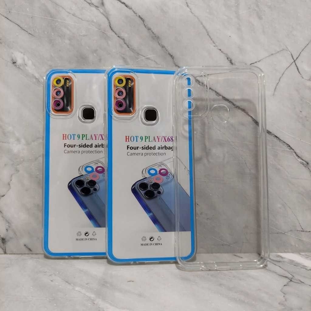 AirBag Case Clear Bening Infinix Hot 9 Hot 9 Play Casing Bening Kesing Softcase Silikon Transparan
