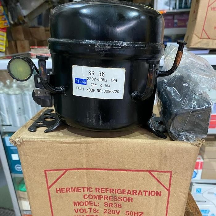 KOMPRESOR KULKAS 1 PINTU AQR-D181 ORI AQUA