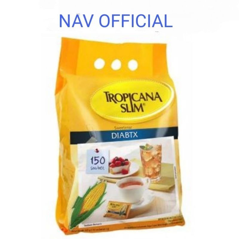 

Tropicana Slim Sweetener Diabtx 150 Sachet Bebas Kalori