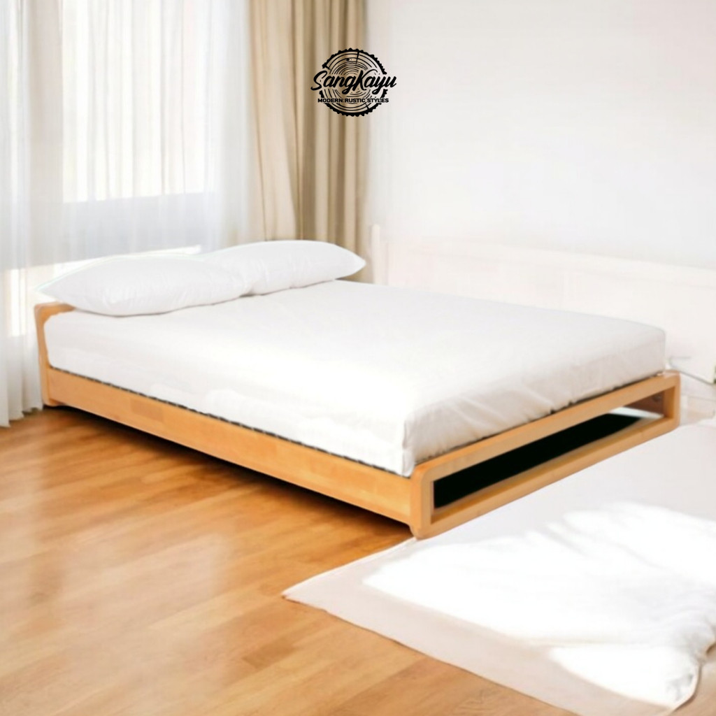 SangKayu Rangka Tempat Tidur Kayu Single Divan Kayu Divan Minimalis Kayu / Alas Kasur Kayu / Dipan K