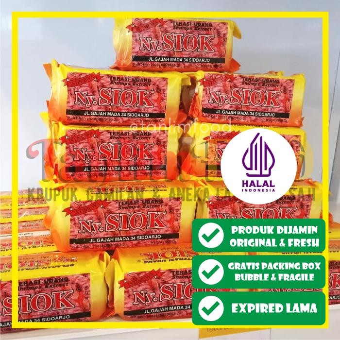 

Ny. Siok - Terasi Trasi Belacan Udang Mentah 200gr