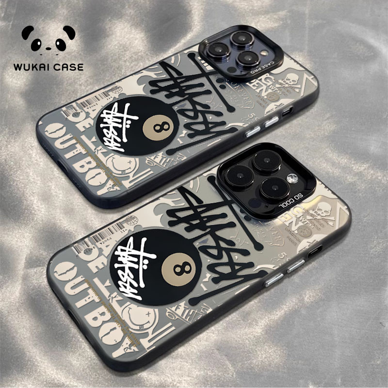 TERBARU CYK1257 BOLA MEJA HITAM UNTUK CASE OPPO A3S A3X A16 A16S A18 A54 A57 CASE HP OPPO A5 2020