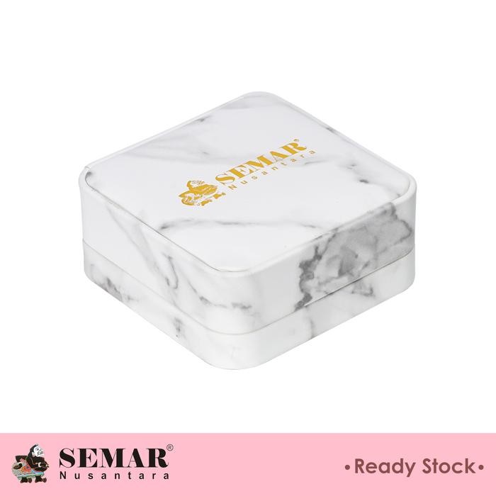 Promo Kotak Perhiasan White Marble Square Jewelry Box Semar Nusantara - Liontin/Kalung Terlaris